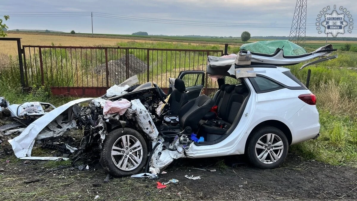 Tragedia na drodze w powiecie gliwickim. Zginął 26-latek