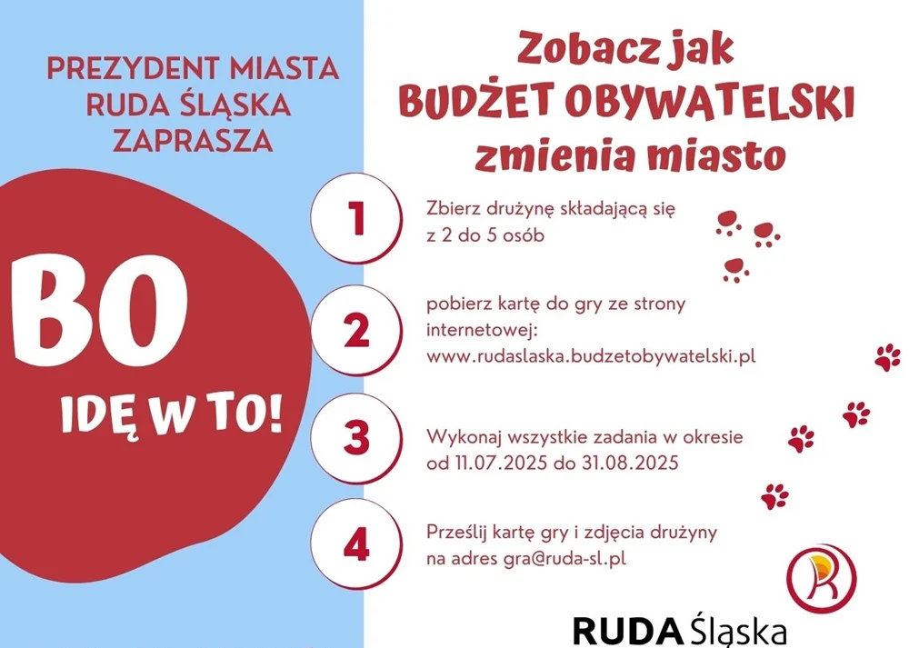 „BO idę w to!” – Wakacyjna Gra Miejska w Rudzie Śląskiej startuje po raz trzeci!