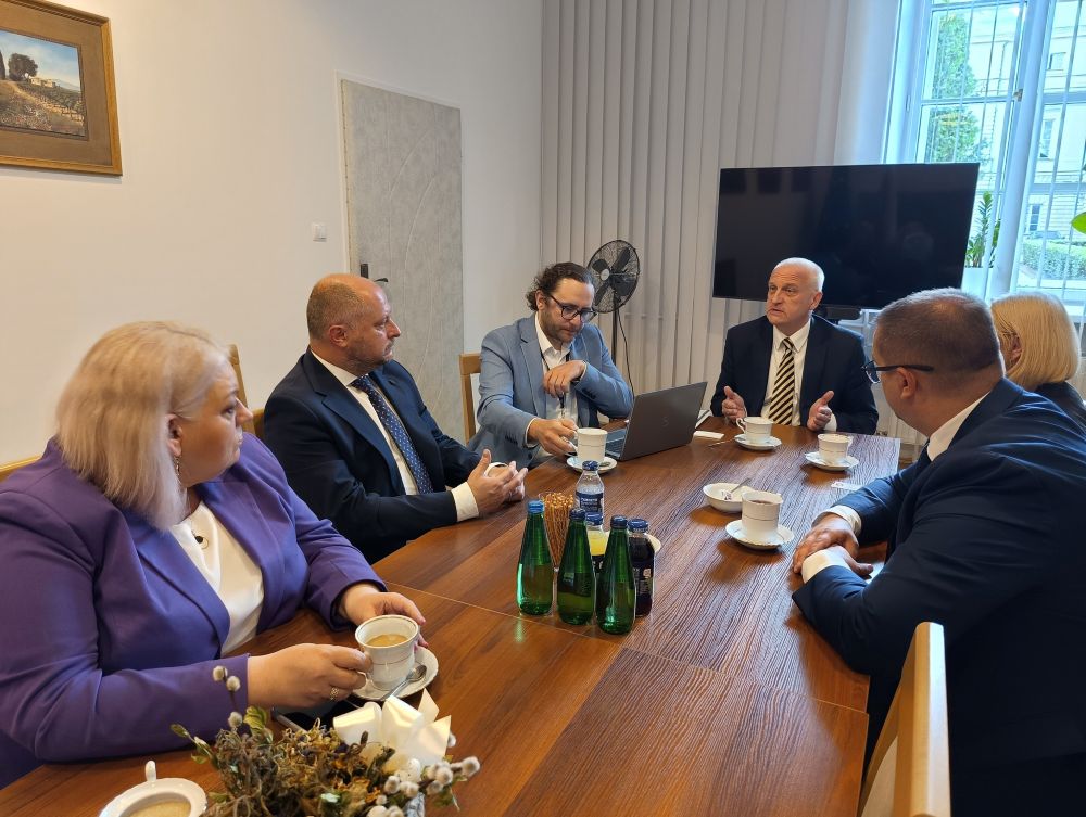Rozmowy o przyszłości szpitala - Michał Pierończyk spotkał się z Wiceministrem Zdrowia
