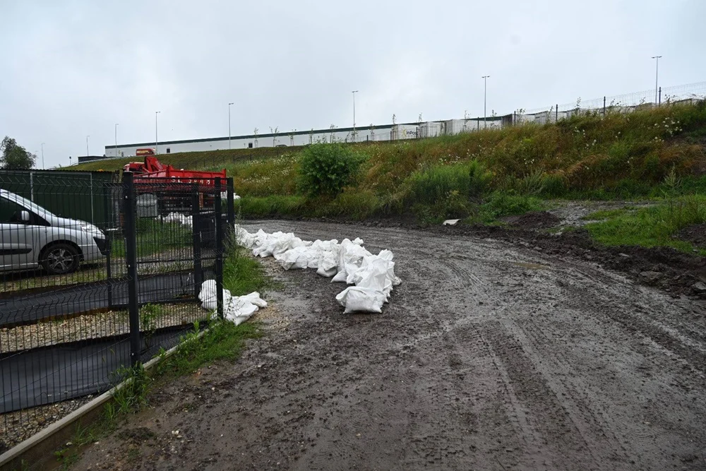 Sytuacja w Rudzie Śląskiej po intensywnych opadach deszczu 1