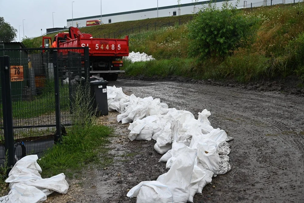 Sytuacja w Rudzie Śląskiej po intensywnych opadach deszczu 2