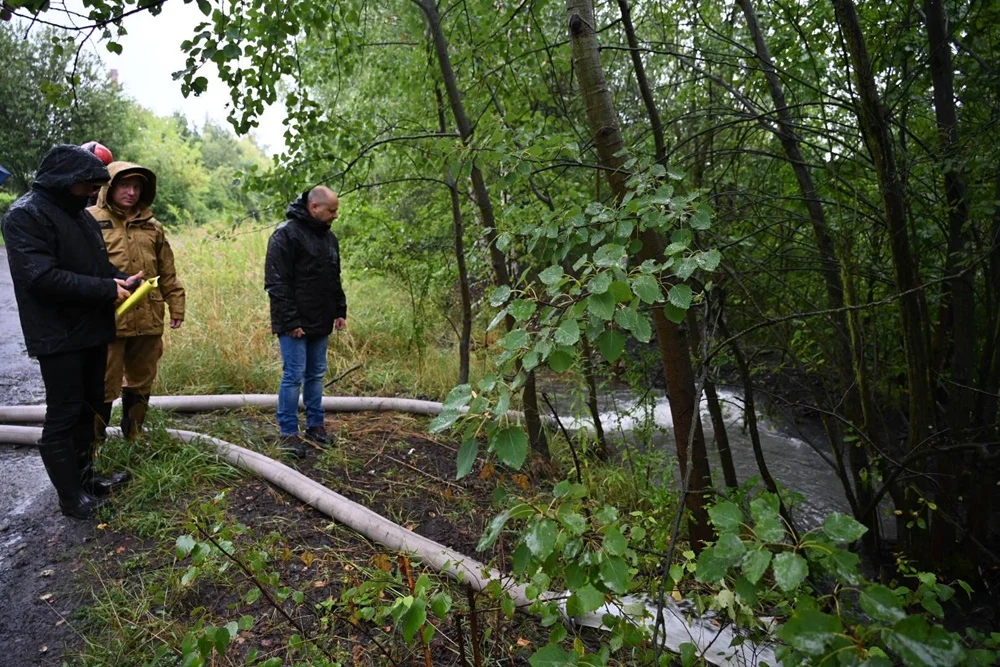 Sytuacja w Rudzie Śląskiej po intensywnych opadach deszczu 3