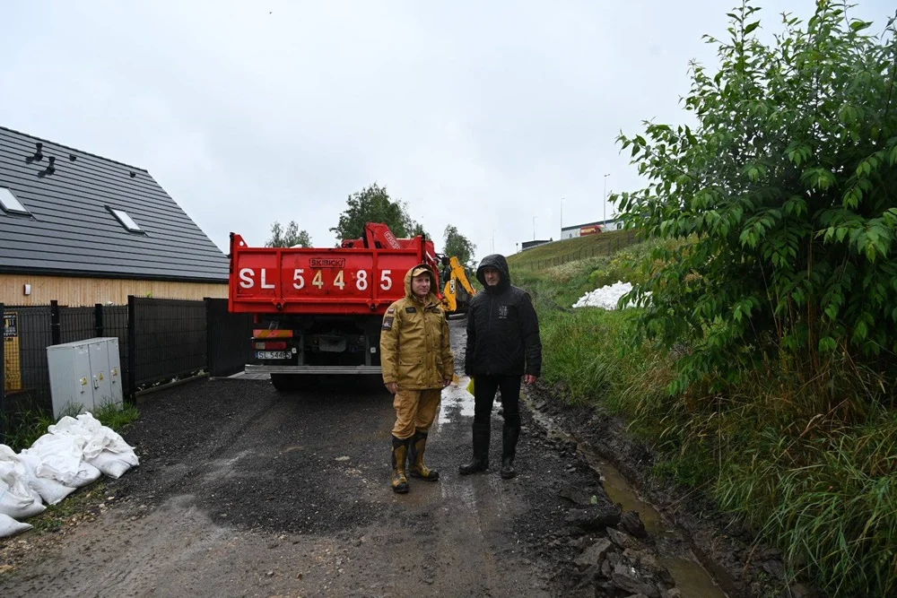 Sytuacja w Rudzie Śląskiej po intensywnych opadach deszczu 7