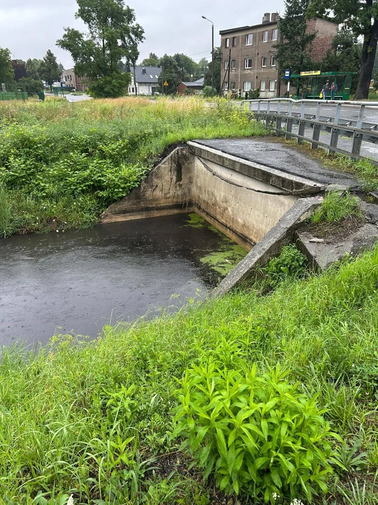 Sytuacja w Rudzie Śląskiej po intensywnych opadach deszczu 8