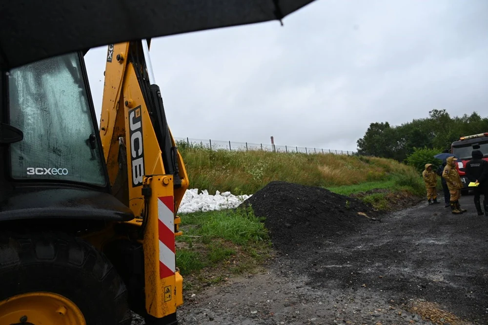 Sytuacja w Rudzie Śląskiej po intensywnych opadach deszczu 9