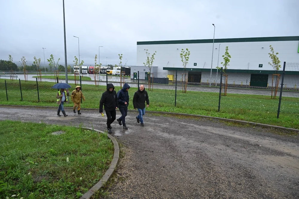 Sytuacja w Rudzie Śląskiej po intensywnych opadach deszczu 13