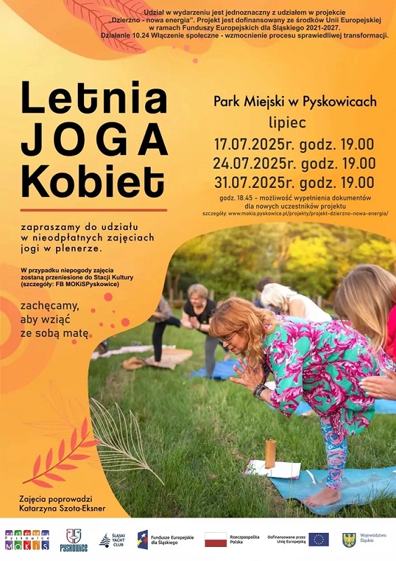 Bezpłatna joga dla kobiet w Pyskowicach