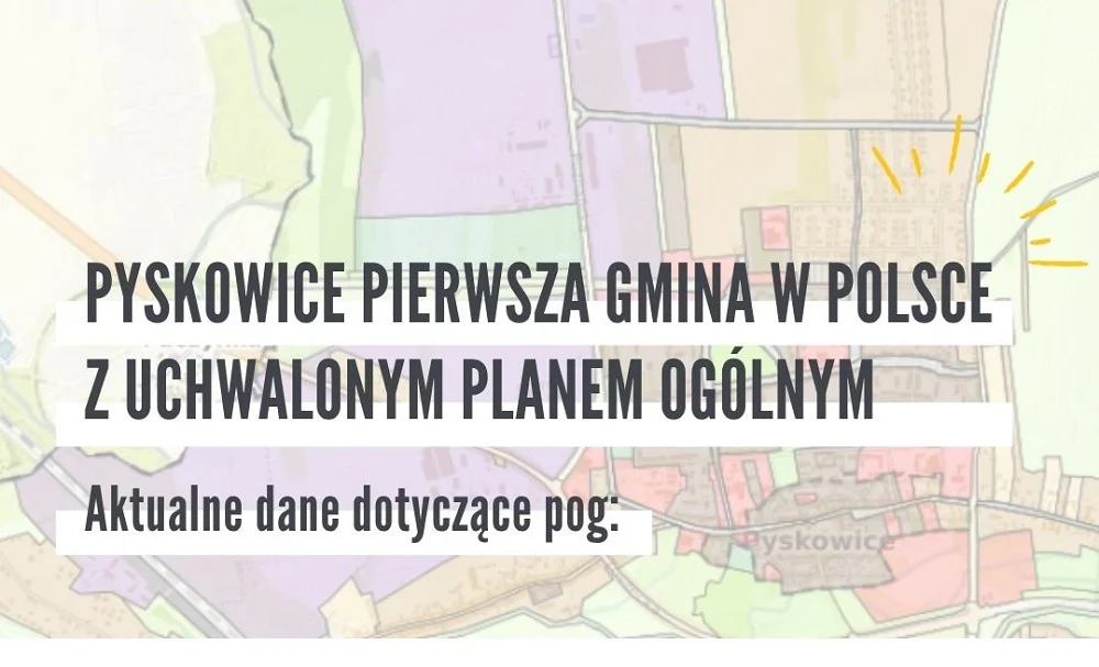 Pyskowice pierwsze w Polsce z uchwalonym planem ogólnym