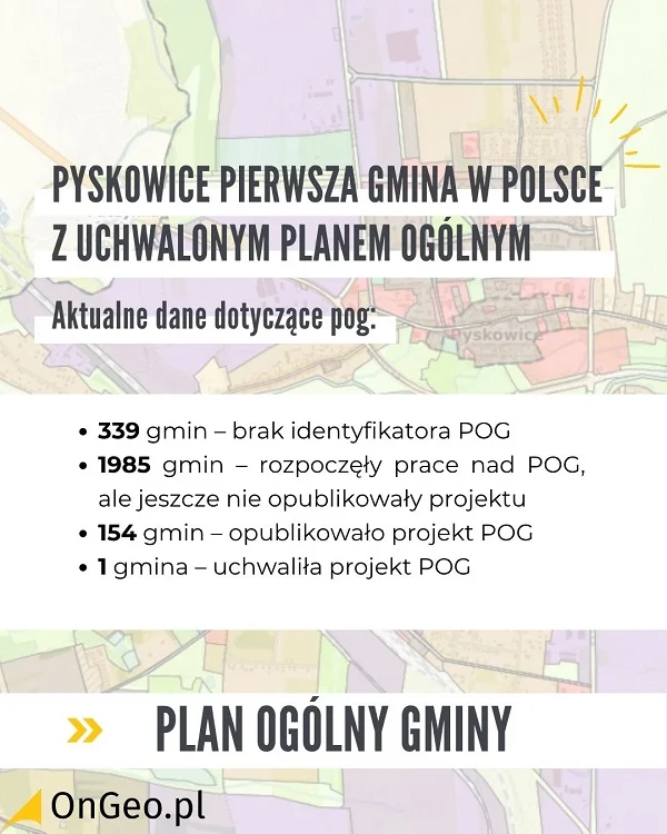 Pyskowice pierwsze w Polsce z uchwalonym planem ogólnym