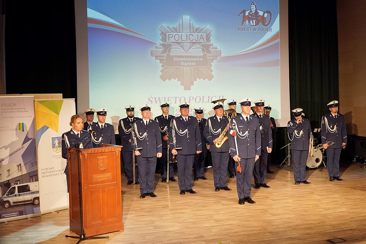 Siemianowice Śląskie: Gala z okazji Święta Policji i 100-lecia Policji Kobiecej