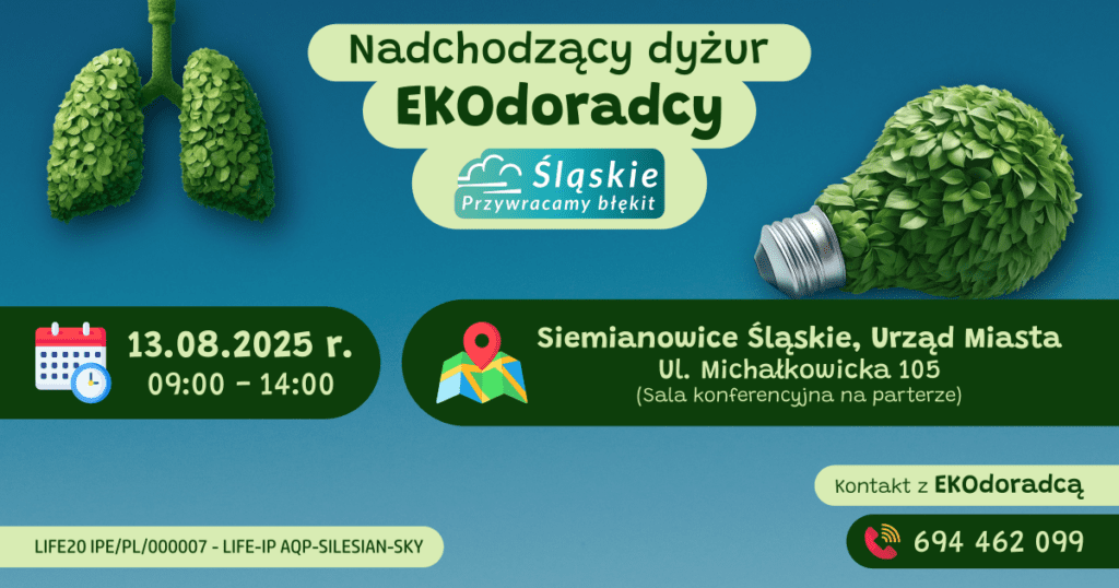 Dyżur Ekodoradcy – konsultacje o dofinansowaniach i efektywności energetycznej