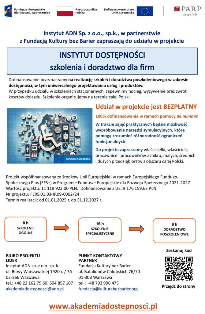 Spotkanie online dla przedsiębiorców: jak tworzyć dostępne usługi i zyskać przewagę