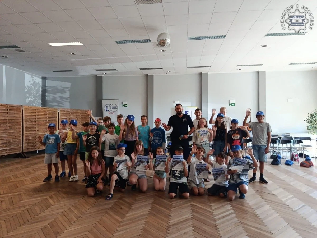 "Kręci mnie bezpieczeństwo" – siemianowickie dzieci uczą się, jak bezpiecznie wypoczywać