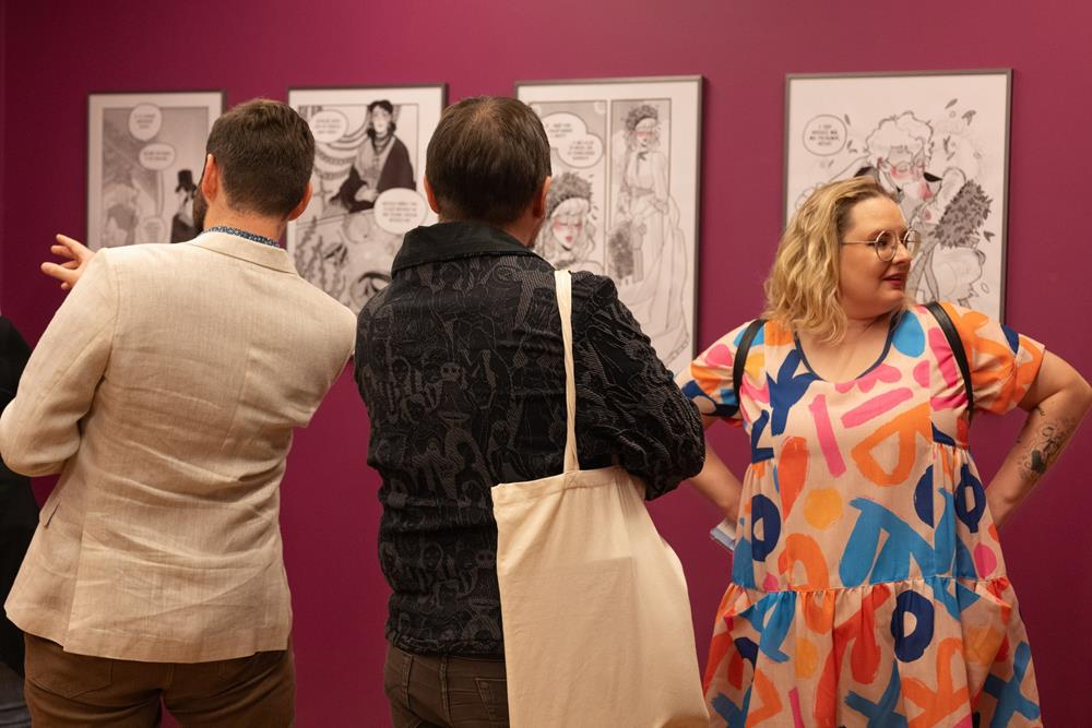 Wernisaż wystawy „DOPEŁNIANIE” / fot. Michał Janusiński ze Oberiba studio, Muzeum Miejskie w Tychach