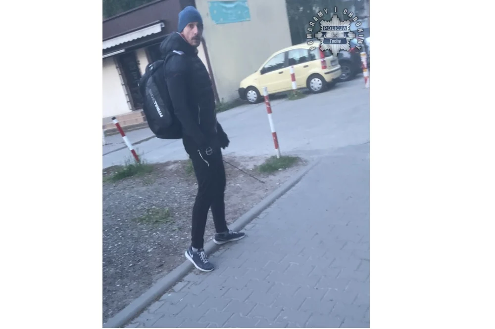 Policja w Tychach szuka mężczyzny w sprawie gróźb karalnych