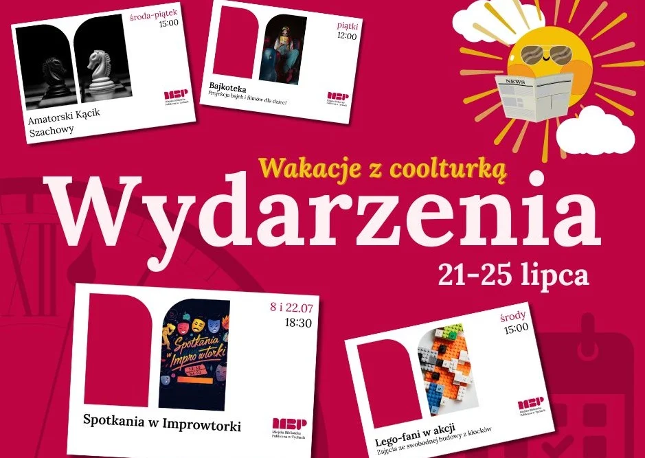 Letnie zajęcia w Bibliotece Miejskiej w Tychach – sprawdź, co czeka na dzieci!