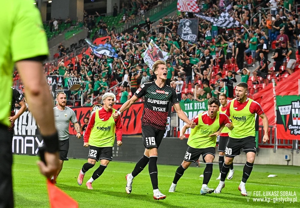 GKS Tychy wygrywa z Miedzią Legnica 4:3 w emocjonującym meczu