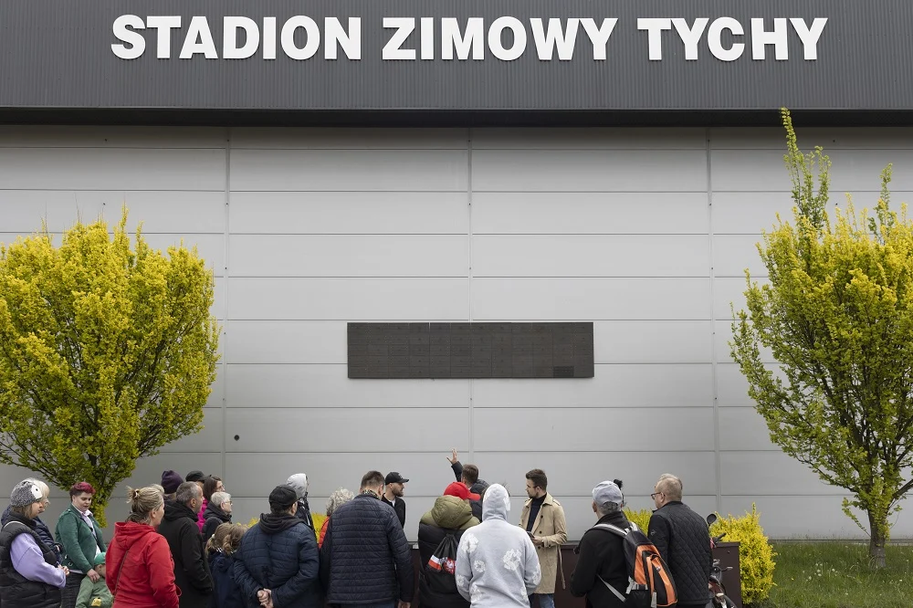 Zwiedzanie Stadionu Zimowego w Tychach z Michałem Belicą