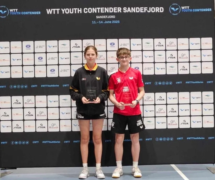 Siostry Wszołek z medalami w Norwegii. Mysłowiczanki błyszczą w tenisie stołowym