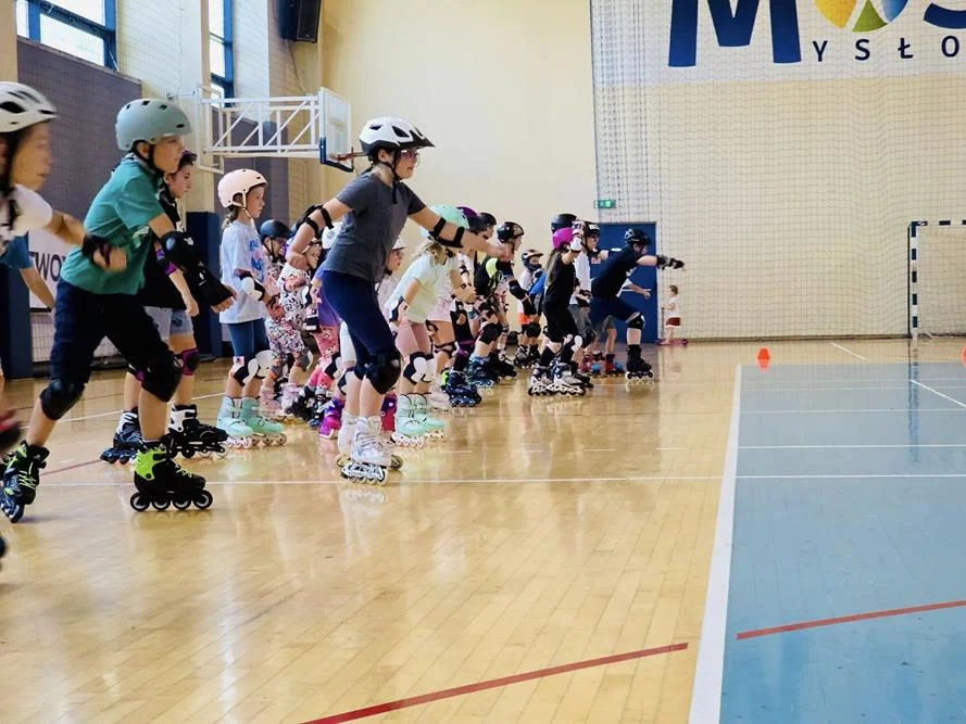 Wakacyjne piątki na rolkach - pierwsze zajęcia / fot. UM Mysłowice