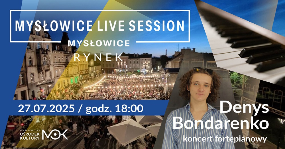 Denys Bondarenko z koncertem fortepianowym w Mysłowicach