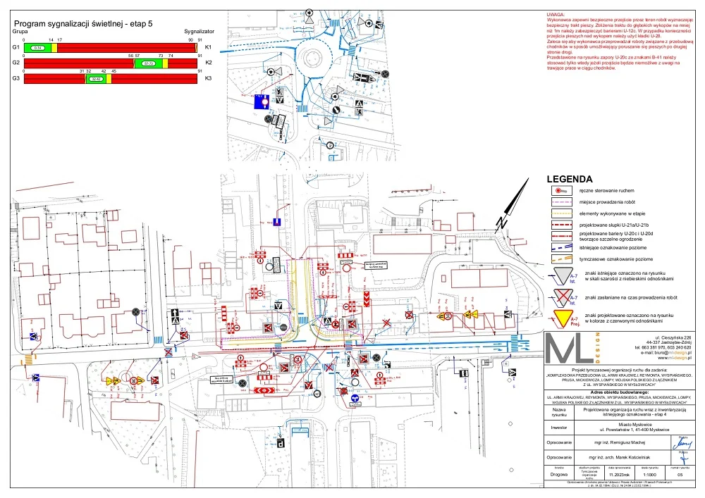 1 sierpnia zmiany w ruchu na skrzyżowaniu ul. F. Chopina z Armii Krajowej