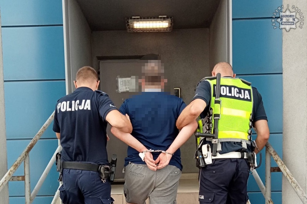 Kierowca wjechał w rabatkę, a potem zaatakował policjanta – teraz odpowie przed sądem