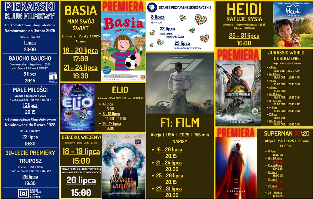 Wakacje w kinie – sprawdź repertuar na lipiec