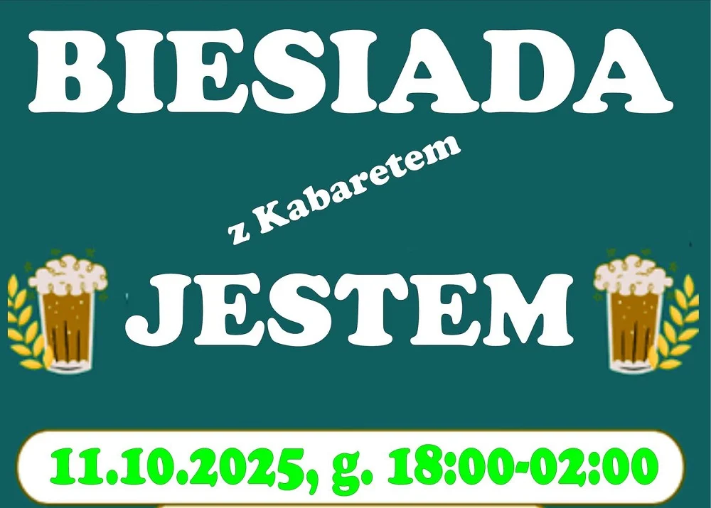 Biesiada z Kabaretem JESTEM w październiku w Piekarach Śląskich!