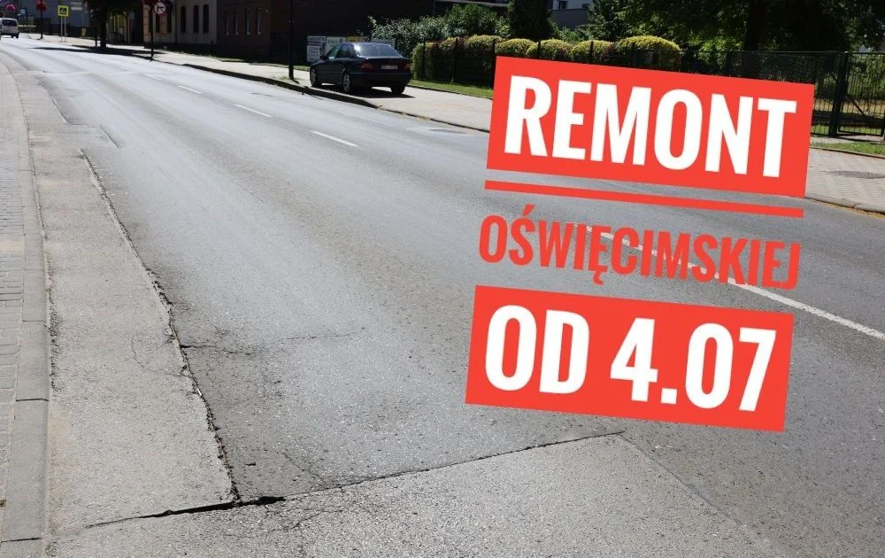 Ruch wahadłowy na Oświęcimskiej – rusza II etap modernizacji nawierzchni