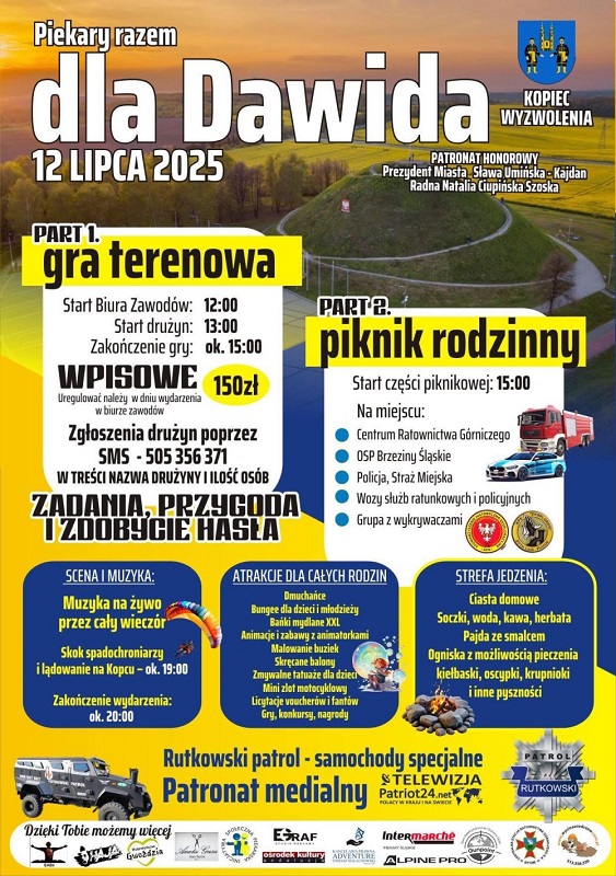 „Piekary razem – dla Dawida” już 12 lipca pod Kopcem Wyzwolenia