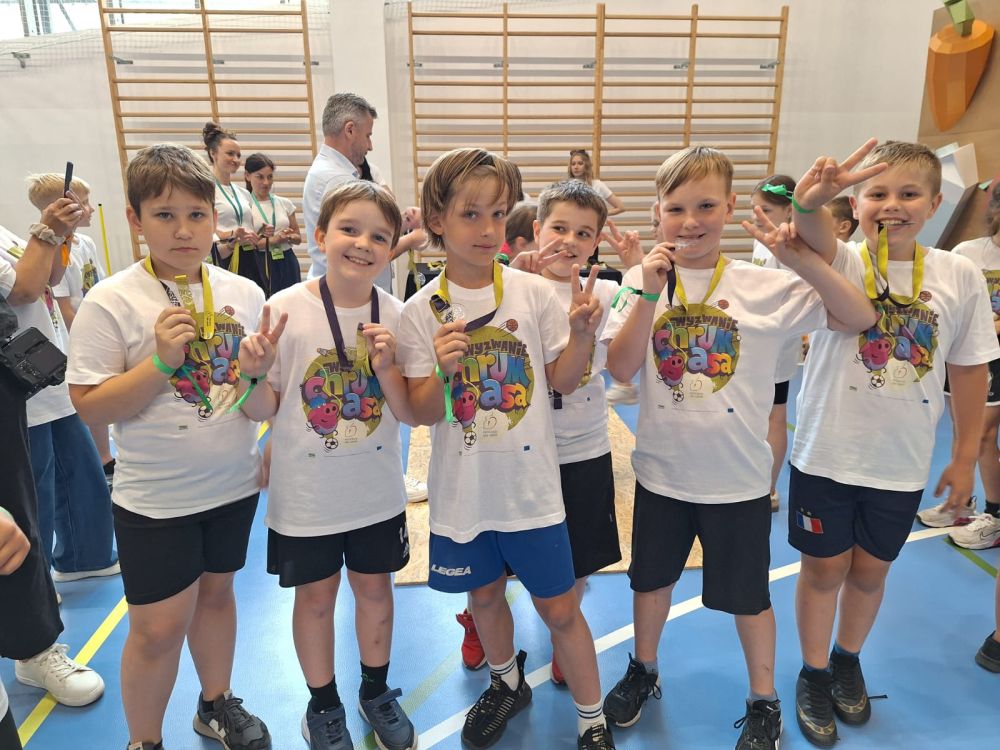 Piekarska drużyna w finale "Sportowego wyzwania Chrumasa" w Warszawie