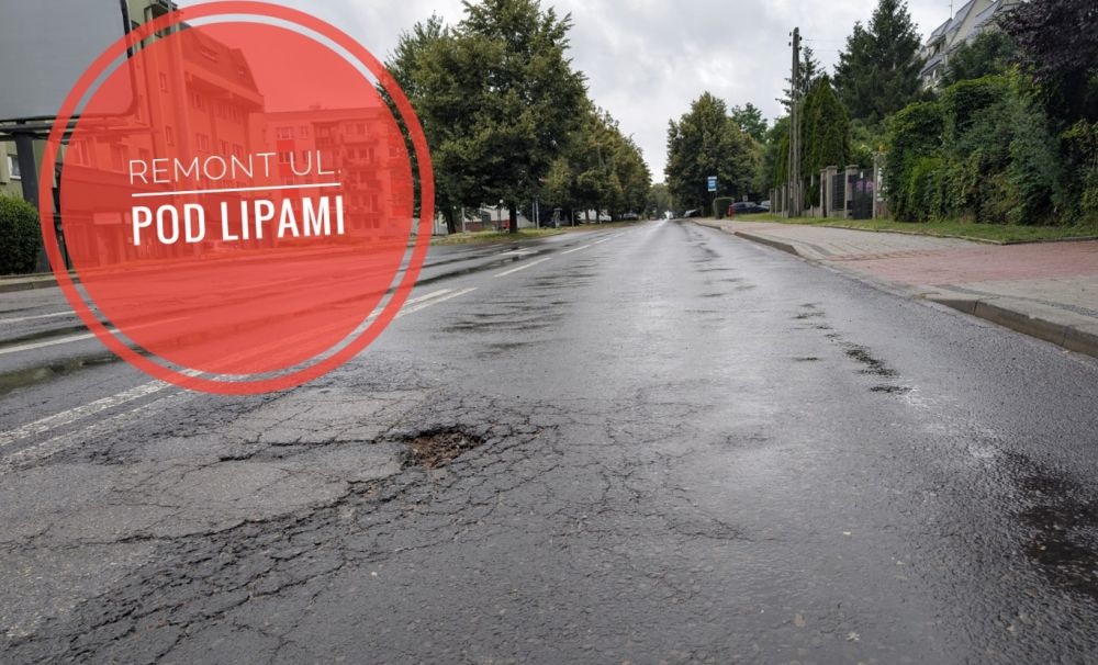 Remont ul. Pod Lipami w Piekarach Śląskich - utrudnienia w ruchu