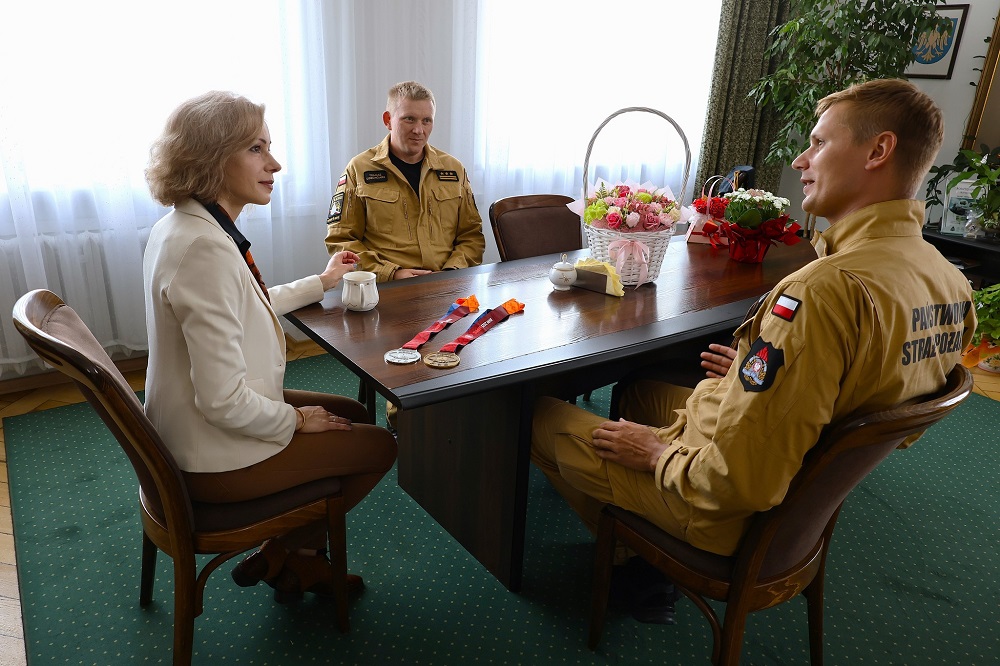 Strażak z Piekar Śląskich wrócił z Igrzysk Służb Mundurowych z dwoma medalami!