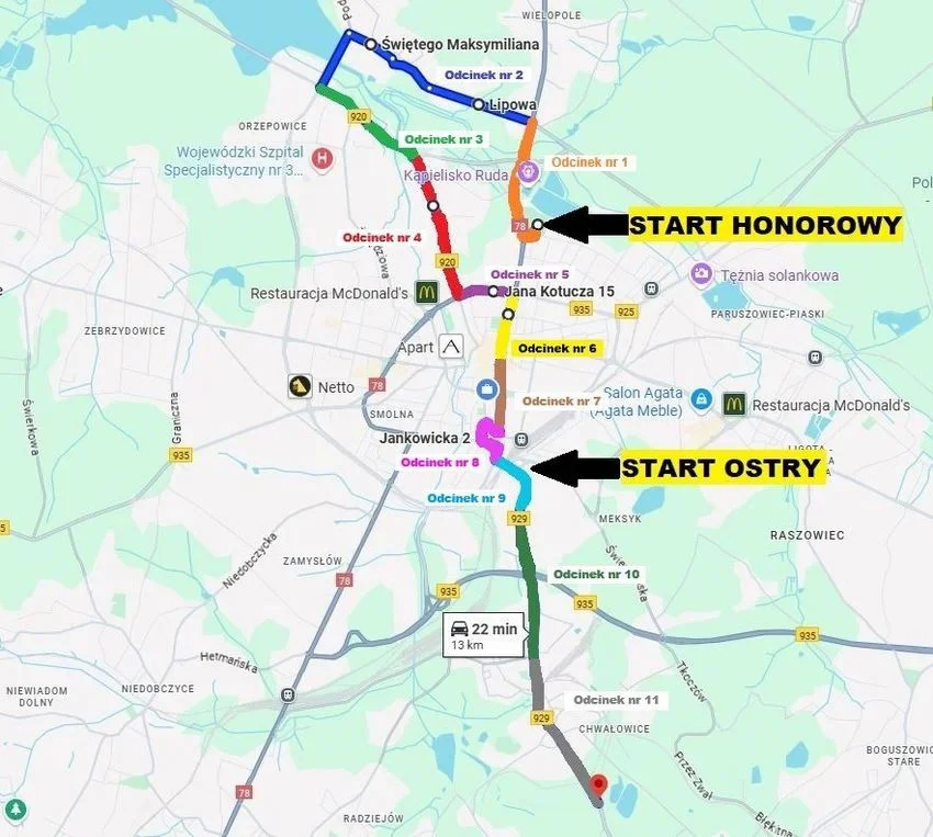 Start Tour de Pologne w Rybniku – sprawdź, które ulice będą zamknięte