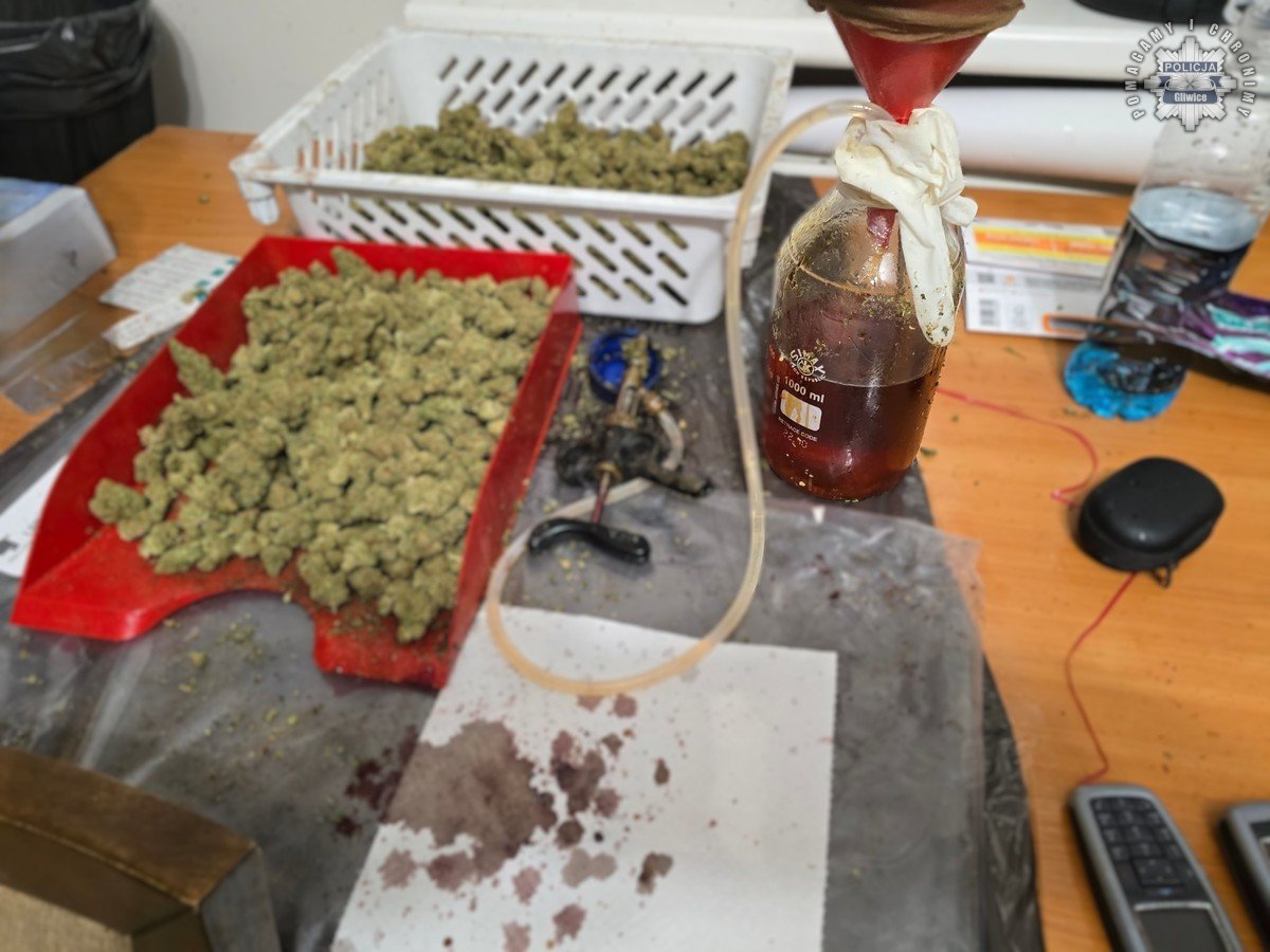 Policja odkryła blisko 50 kg narkotyków w domu – dwóch podejrzanych zatrzymanych