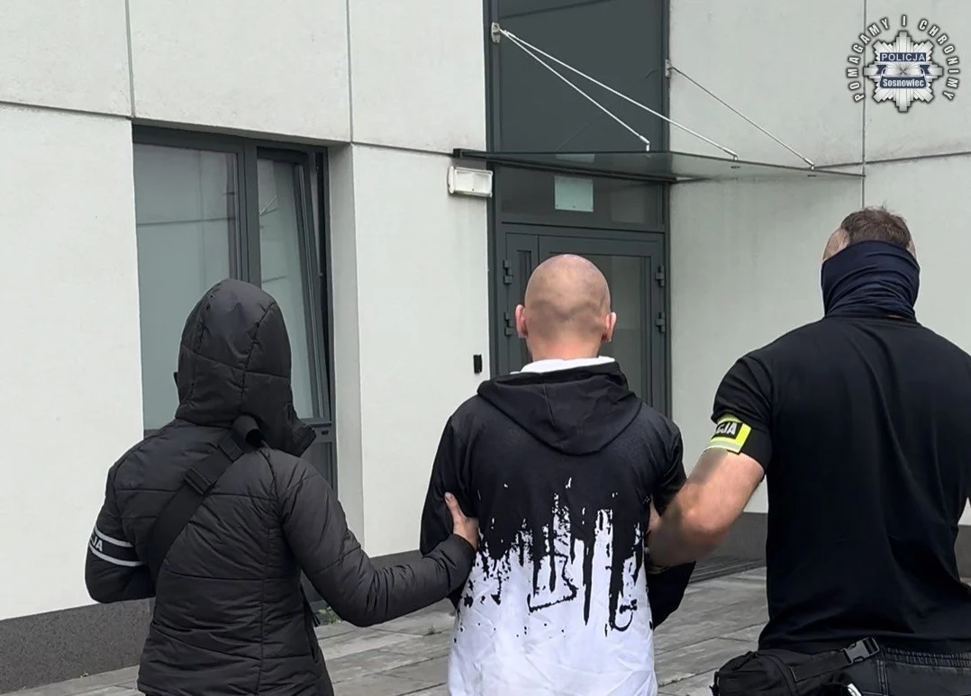 Zatrzymanie sprawcy rozboju na Dworcu PKP w Sosnowcu