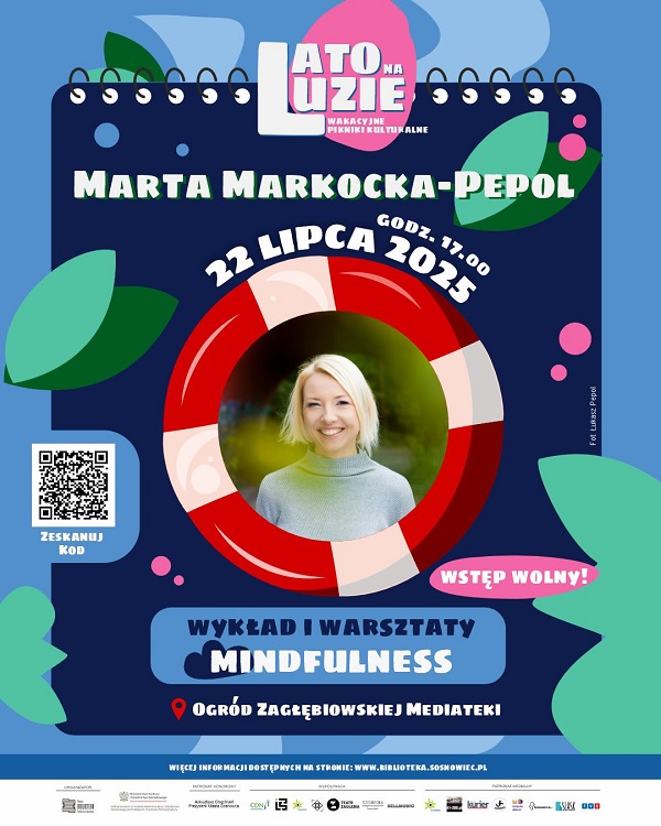 Mindfulness w Mediatece – bezpłatne warsztaty z Martą Markocką-Pepol