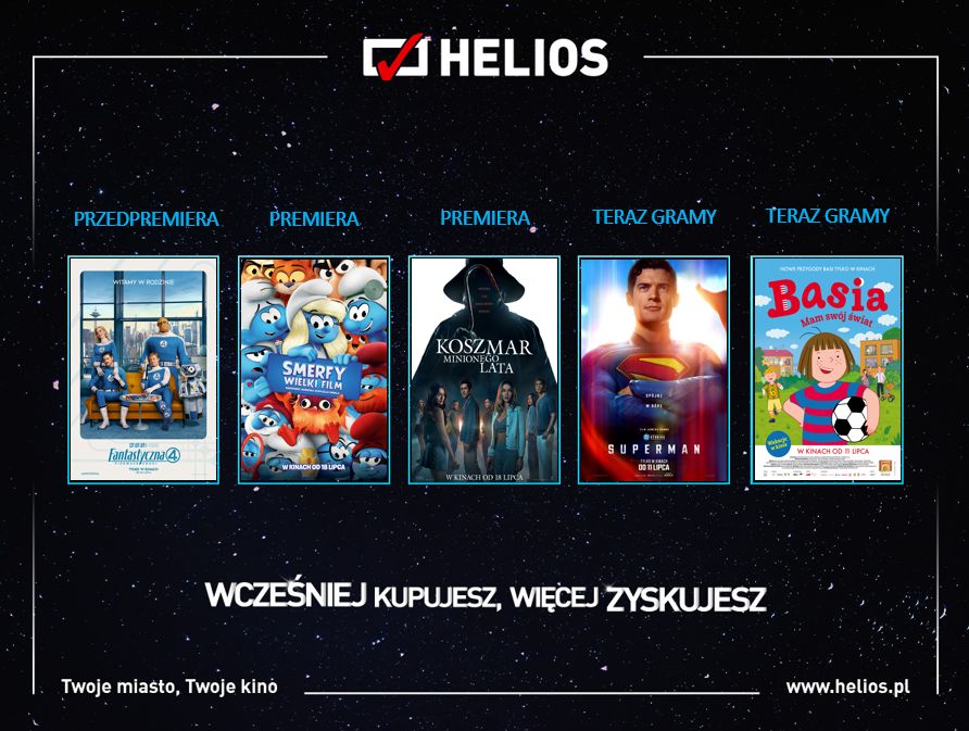 Wyczekiwane letnie nowości w kinach Helios