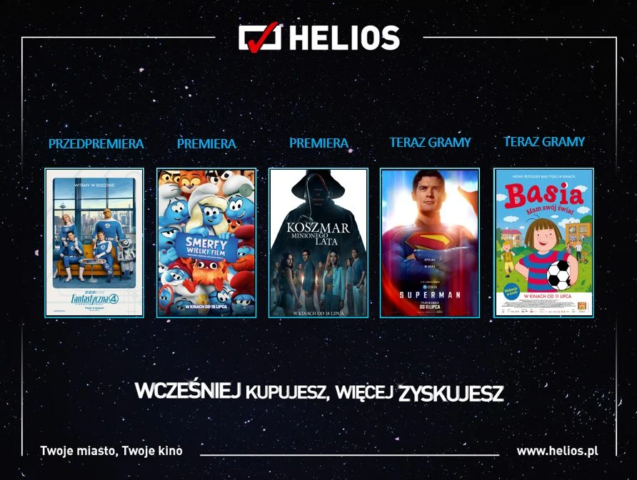Wyczekiwane letnie nowości w kinach Helios