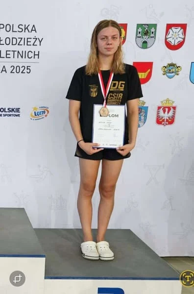 Antonina Kapka z dwoma brązami na Ogólnopolskiej Olimpiadzie Młodzieży