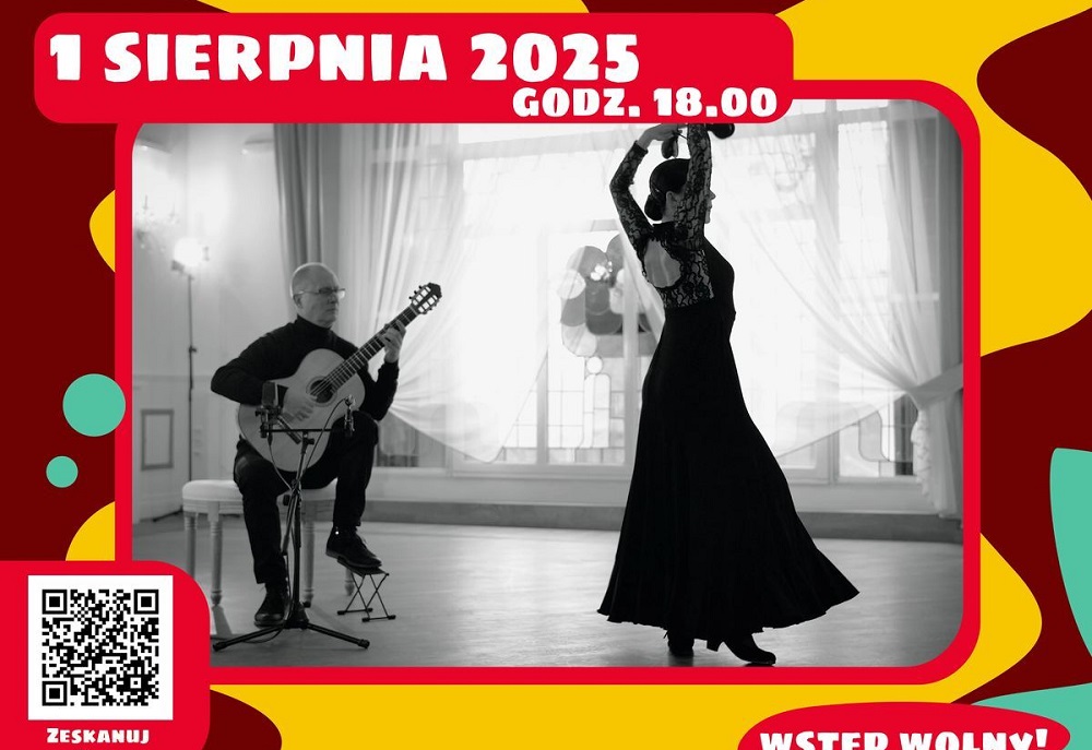 Wieczór Flamenco w Sosnowcu – taniec i hiszpańska gitara w Mediatece