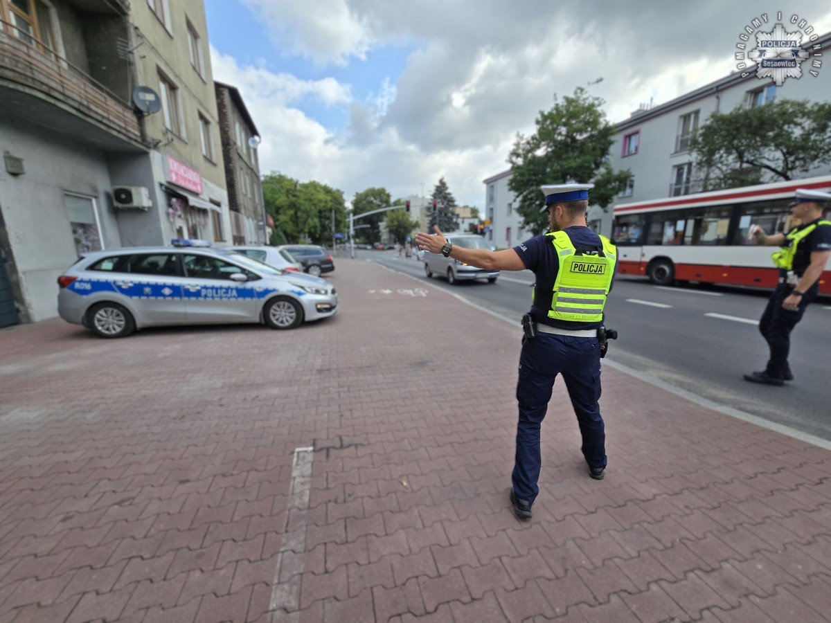 „Bezpieczny Pieszy” w Sosnowcu – blisko 200 wykroczeń w jeden dzień!
