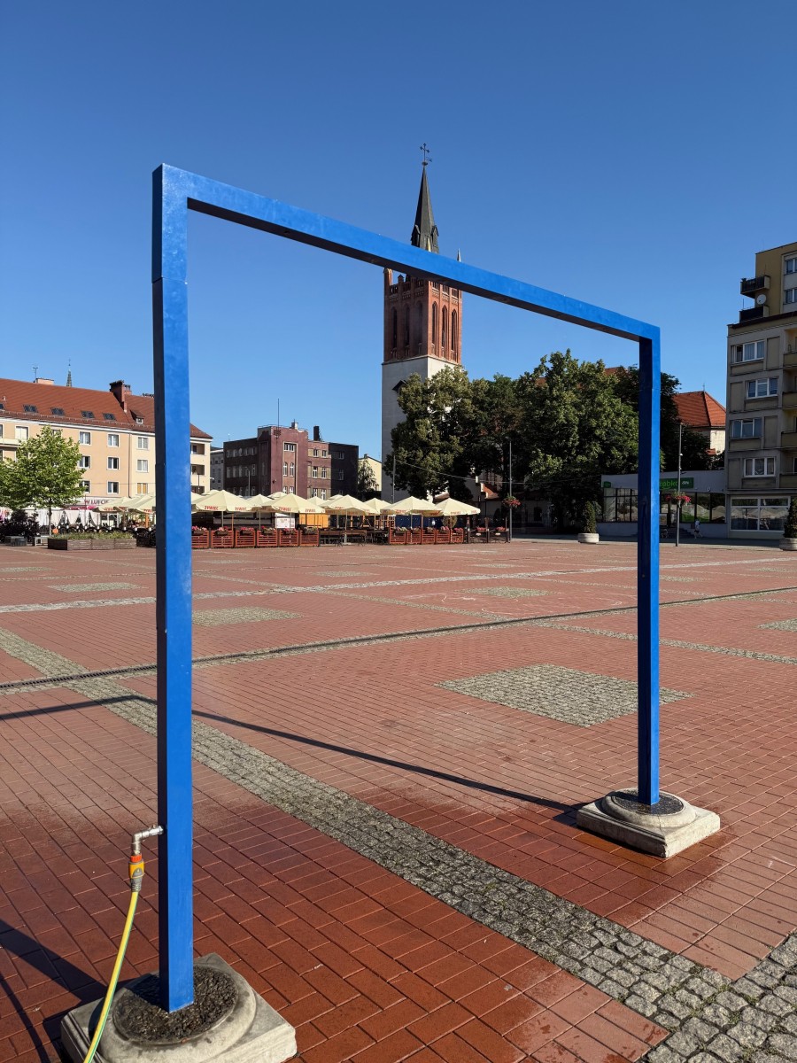 Upał daje się we znaki! W Bytomiu zainstalowano kurtyny wodne