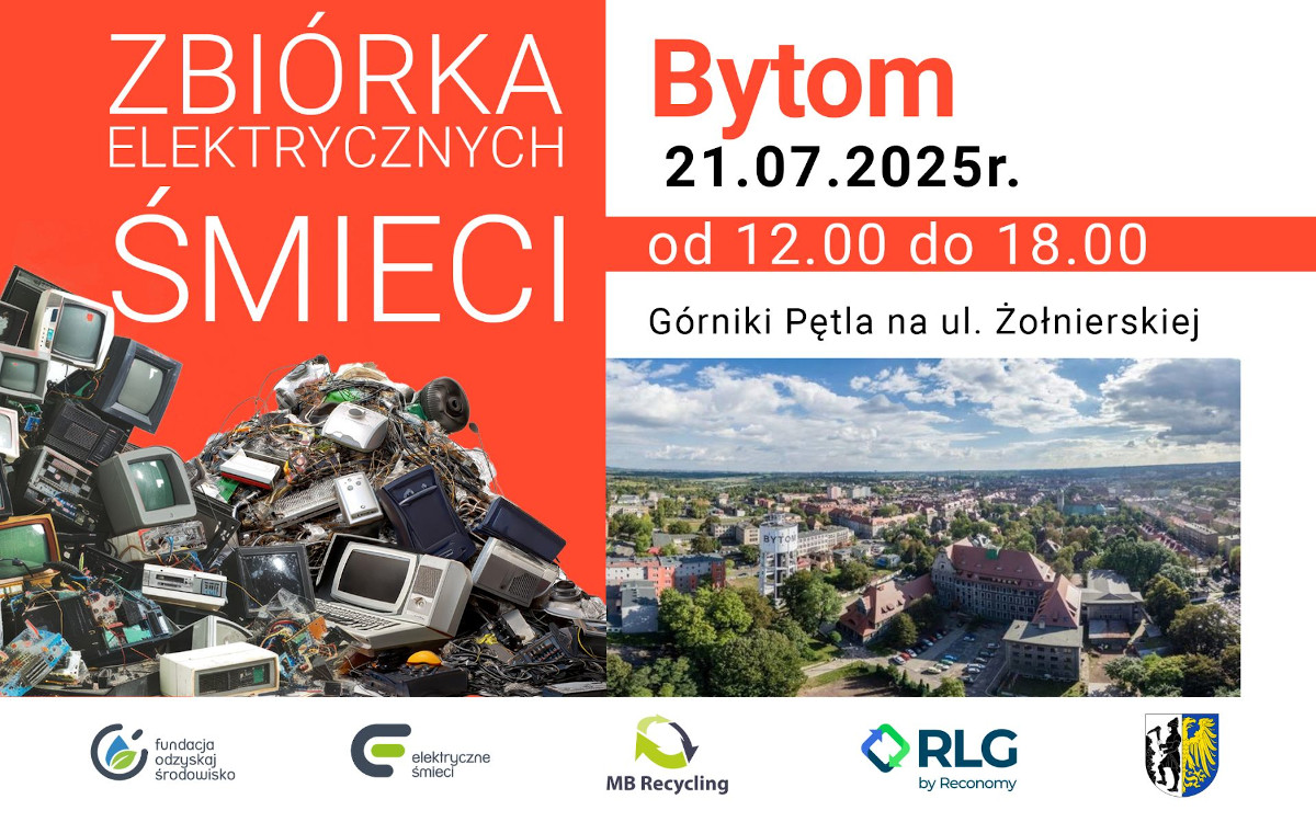 Elektryczne śmieci w Górnikach – zbiórka elektroodpadów 21 lipca w Bytomiu