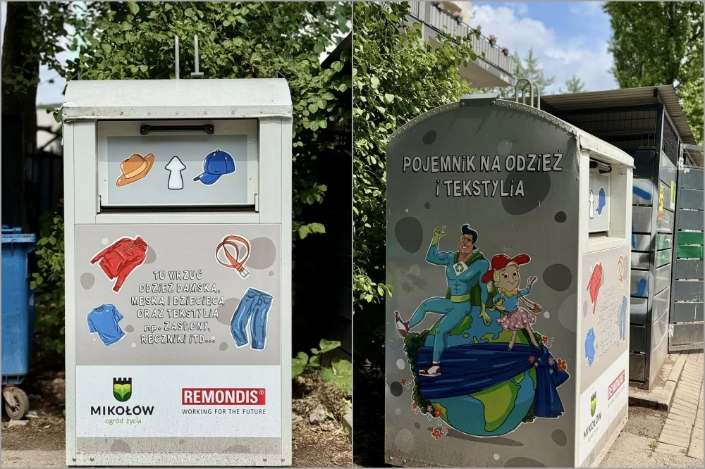 Mikołów stawia na porządek. Nowe kontenery na odzież i tekstylia już dostępne