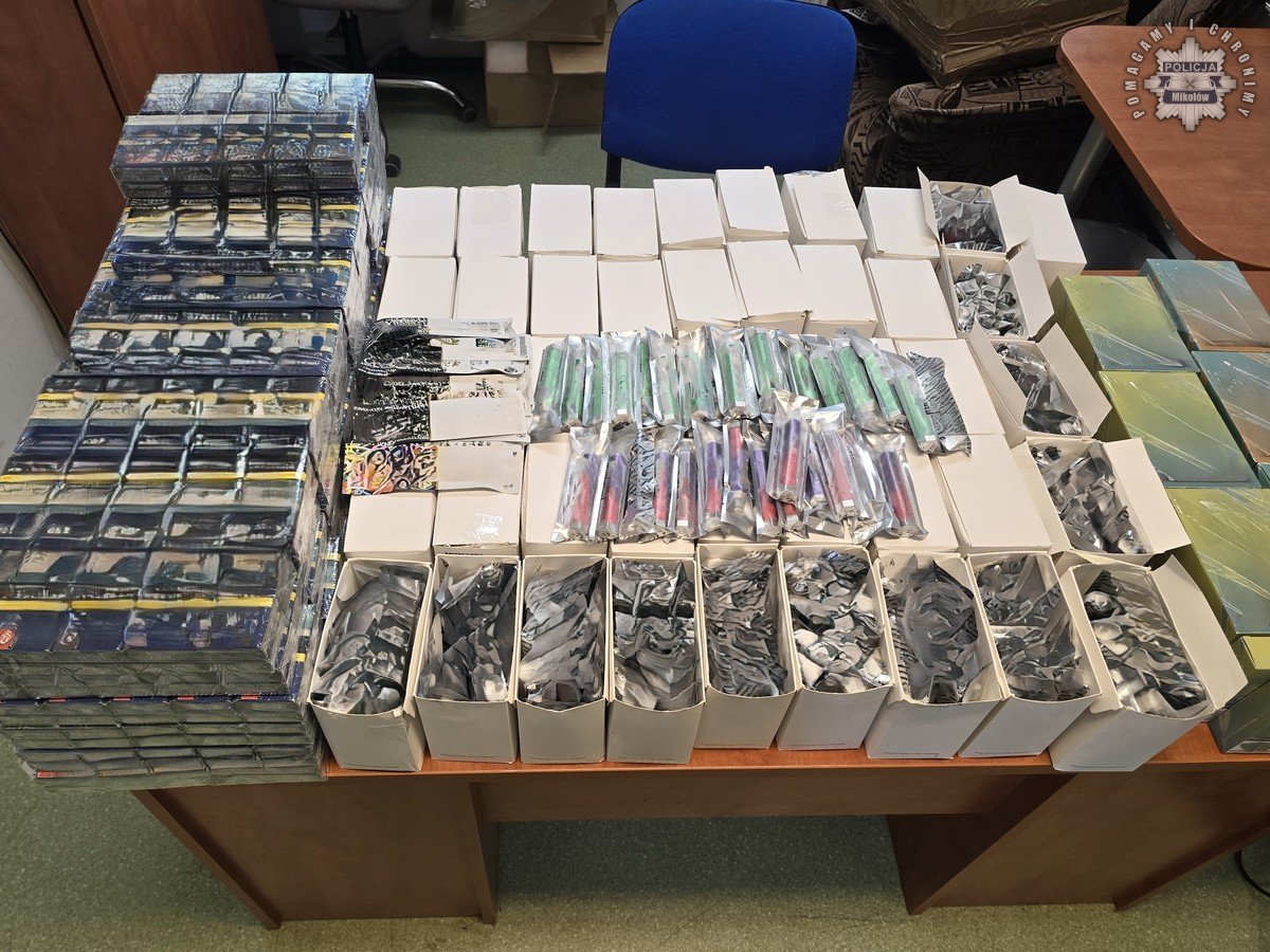 Mikołowska akcja policji: Zabezpieczono ponad 10 tysięcy nielegalnych papierosów