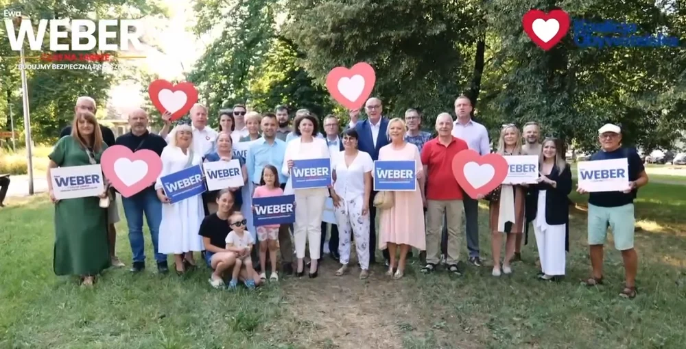 Ewa Weber z oficjalnym poparciem Koalicji Obywatelskiej!
