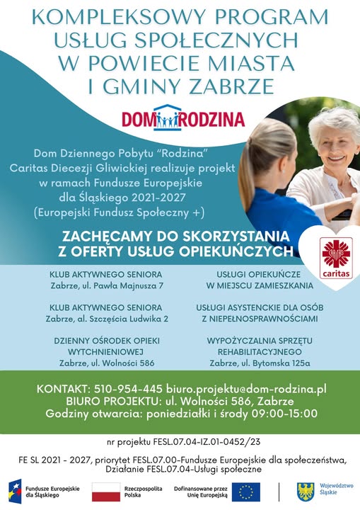 Kompleksowe wsparcie społeczne dla mieszkańców Zabrza – rusza nowy projekt!
