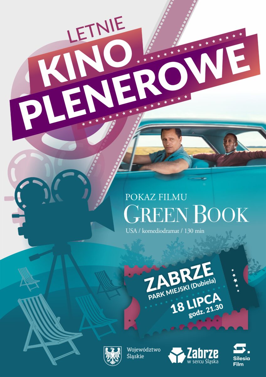 Letni seans pod chmurką w Parku Miejskim – "Green Book' na dużym ekranie